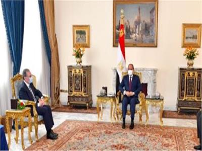 وزير خارجية أرمينيا خلال لقاءه مع الرئيس السيسي
