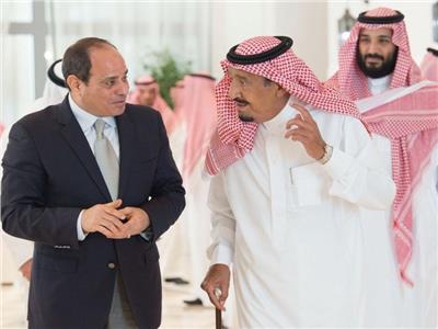 الرئيس السيسي والملك سلمان والأمير محمد بن سلمان - أرشيفية