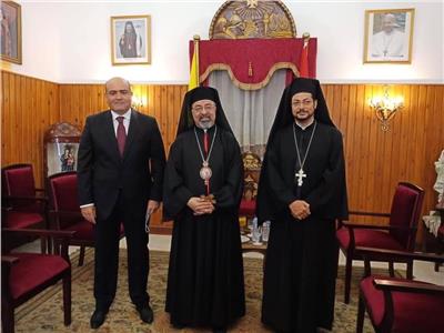 بطريرك الكاثوليك يستقبل السفير الجديد لدولة مصر في هولندا