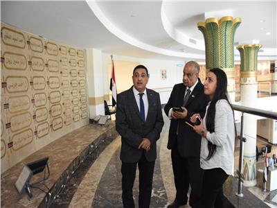 وفد مصر الطيران يدعمون مستشفي شفاء الاورمان لعلاج الاورام بالمجان