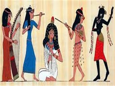 آلات موسيقية فرعونية المنشأ نقشت على جدران المعابد