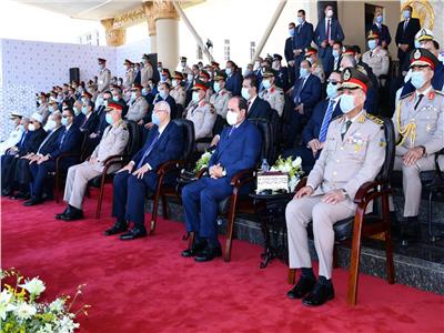 الرئيس السيسي خلال حفل تخرج الكليات العسكرية