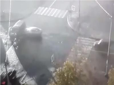 حادث مروري لحافلة تنقل أطفالا في سان بطرسبورغ روسيا