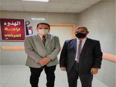 محرر "بوابة أخبار اليوم" مع د. فيصل جودة وكيل وزارة الصحة بمحافظة المنوفية