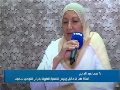 الدكتورة سها عبد الدايم، مدير مركز التميز العلمي بالمركز القومي للبحوث