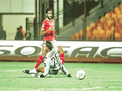  لقطة الهدف الأول للأهلي الذى سجله مروان محسن 