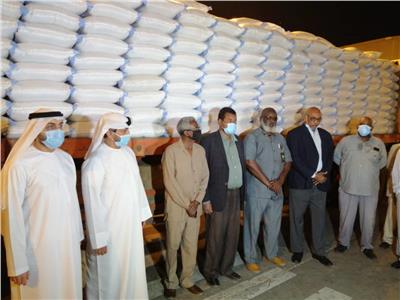 وصول 68 ألف طن قمح من الامارات إلى السودان