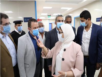 وزيرة الصحة تتفقد وحدة صحية من الجيل الثاني في جنوب سيناء