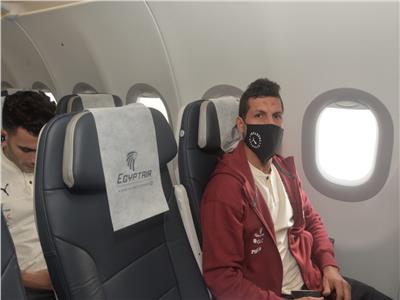 صور بعثة المنتخب المصري تغادر إلى توجو على متن طائرة خاصة 