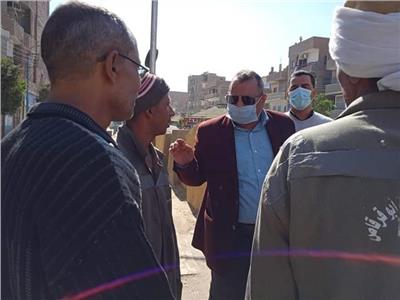 حملات نظافة مكبرة  بحى شرق بمدينة ابوقرقاص بالمنيا
