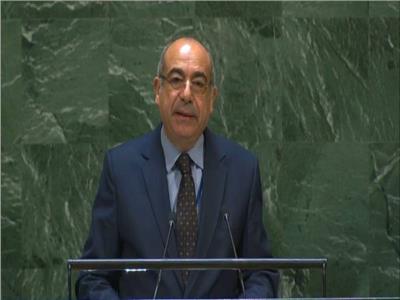  السفير محمد إدريس مندوب مصر الدائم لدى الأمم المتحدة فى نيويورك