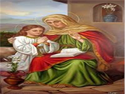 القديسة حَنّة والدة االسيدة العذراء مريم