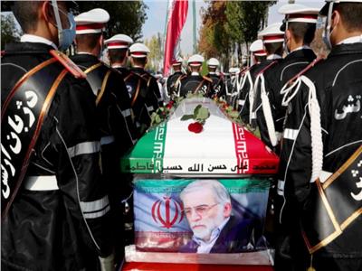 جانب من جنازة العالم النووي الإيراني 