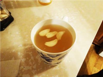  شاي الزنجبيل بالثوم