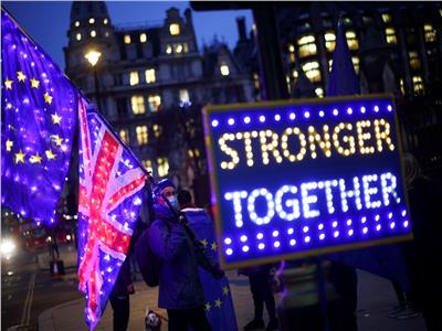 متظاهرون مناهضون لخروج بريطانيا من الاتحاد الأوروبي
