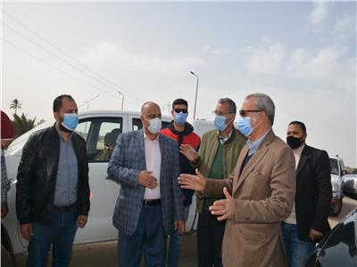 محافظ القليوبية يقوم بجولة بمدينة الخانكة لمتابعة عدد من المشروعات 