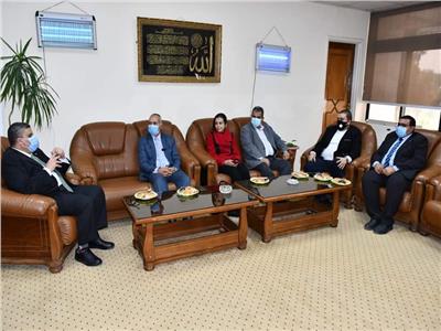 إعتماد مركز تدريب بجامعة القناة 