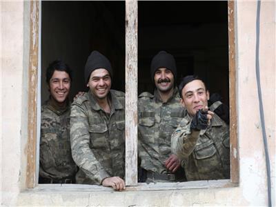 جنود أذريون في اقليم ناجورنو قرة باغ (ارشيفية من رويترز)