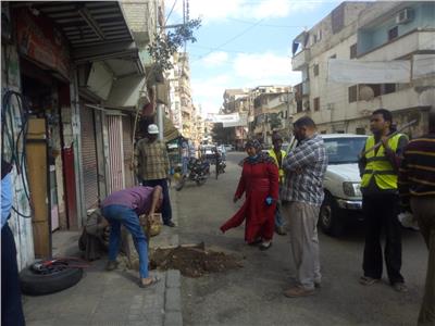 حملات للنظافة والتشجير بميادين وشوارع محافظة أسيوط 