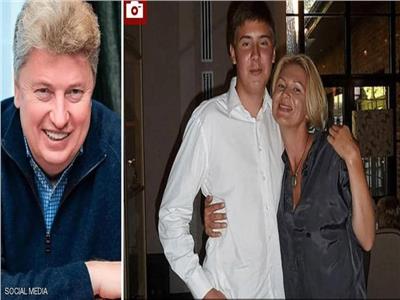 الملياردير إلى اليسار.. وزوجته الراحلة مع ابنها القاتل ملياردير