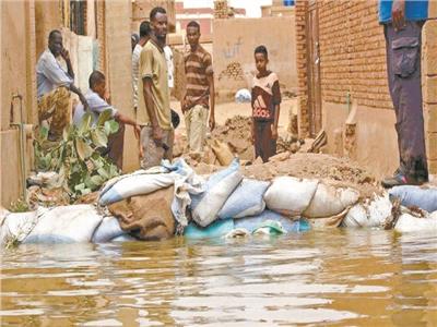 فيضانات السودان تسببت فى خسائر كبيرة