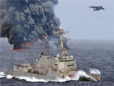 مقاتلة صينية محملة بالقنابل تحلق فوق 9 سفن حربية أمريكية 