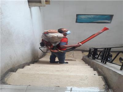 أعمال النظافة المكثفة بحي ثان طنطا