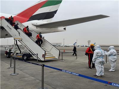 منتخب أنجولا يصل مطار القاهرة للمشاركة في مونديال اليد 