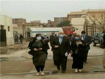 متابعة إمدادات مستشفى حميات منوف و مستشفى تلا بالاكسجين 