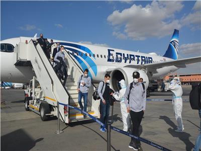 مطار القاهرة يستقبل منتخب سويسرا لكرة اليد