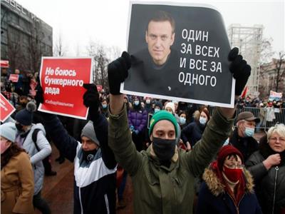 صورة من مظاهرات روسيا