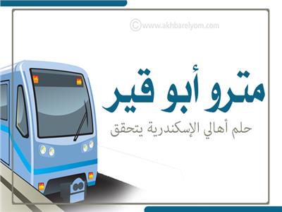 «مترو أبو قير».. حلم أهالي الإسكندرية يتحقق| «انفوجراف»