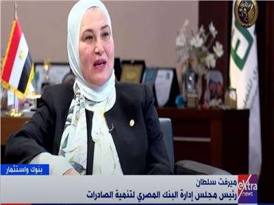 ميرفت سلطان رئيس مجلس إدارة البنك المصري لتنمية الصادرات
