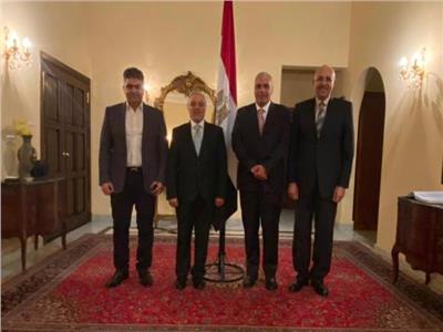 ‏السفير المصري في جيبوتي يستقبل رئيس جامعة طنطا 