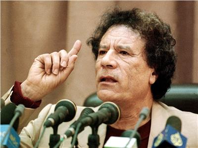  القائد الليبي معمر القذافي 