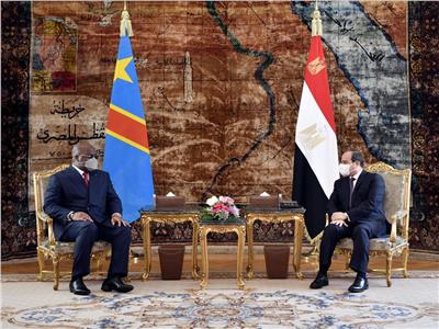 السيسي يستقبل رئيس جمهورية الكونغو