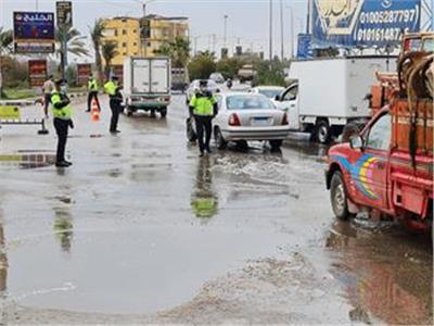 خدمدات شرطية لمواجهة الأمطار