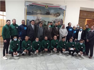 محافظ شمال سيناء يدعم فريق كرة القدم للصم لمواصلة طريقه فى الدورى الممتاز  