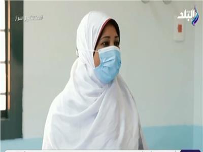 مديحة أحمد ممرضة بالوحدة الصحية بـ مركز فرشوط