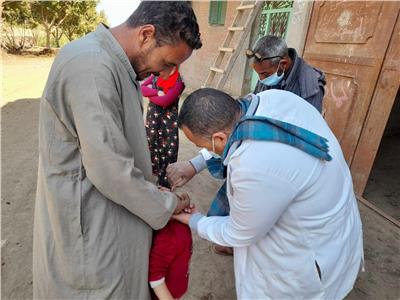  الحملة القومية ضد شلل الأطفال بمراكز المنيا