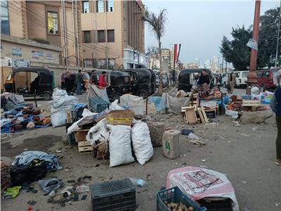 نقل الباعة الجائلين من ميدان المحطة لسوق طلعت حرب