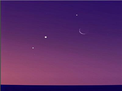 "اقتران نادر" للقمر وثلاثة كواكب - صورة أرشيفية 
