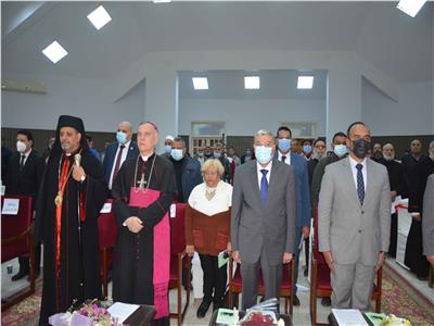 محافظ المنيا يشهد حفل مطرانية الأقباط الكاثوليك بابوقرقاص