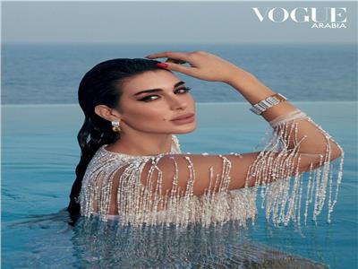 ياسمين صبري على غلاف مجلة Vogue
