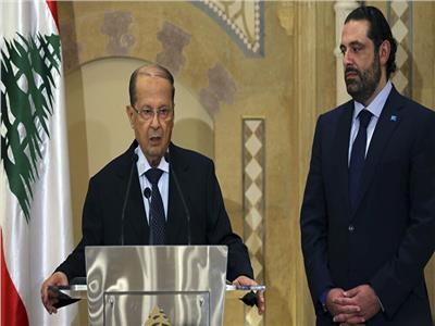 الرئيس اللبناني وسعد الحريري