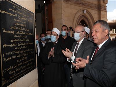 وزير الأوقاف يفتتح مسجدا بتكلفة 6 مليون جنيه في بني سويف
