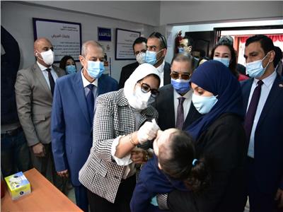 وزيرة الصحة تطلق الحملة القومية الثانية للتطعيم ضد شلل الأطفال