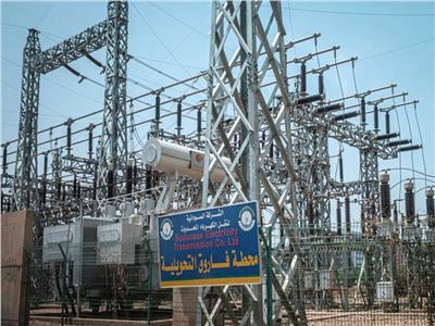 إحدى محطات الربط الكهربائي بين مصر والسودان