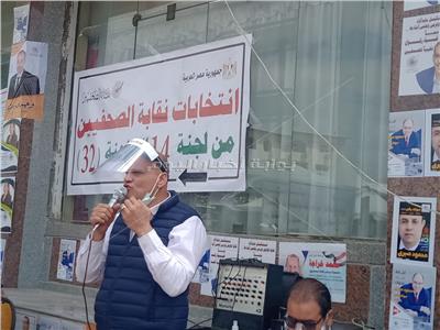 الكاتب الصحفي خالد ميري رئيس اللجنة المشرفة على الانتخابات