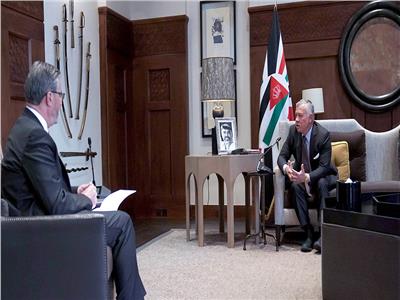 ملك الأردن خلال حواره مع وكالة الأنباء الأردنية